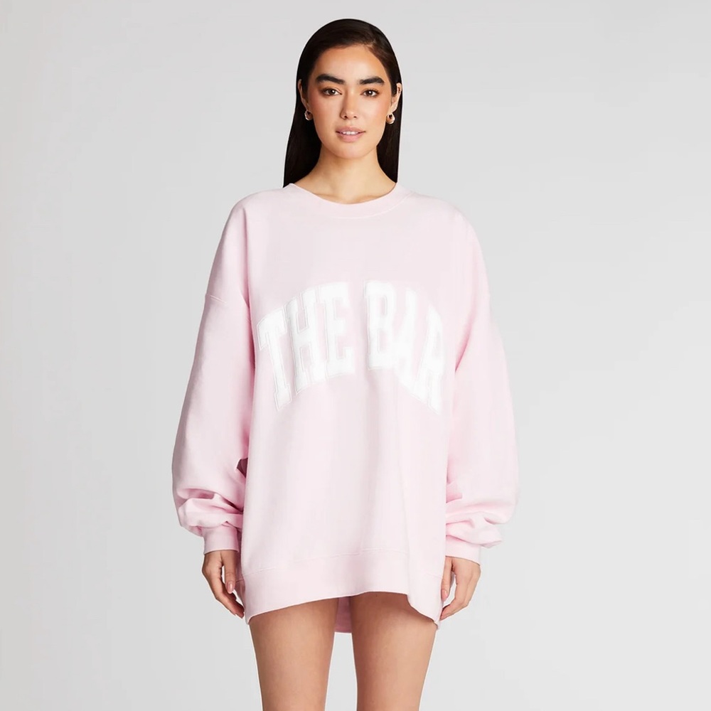 The Bar Varsity Sweatshirt - Blush